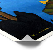 Vintage Travel Poster Avignon Frankrijk (Hoek)