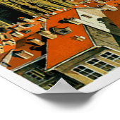 Vintage Travel Poster Bern Zwitserland (Hoek)