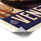 Vintage Travel Poster - Bezoek Venezia (Hoek)