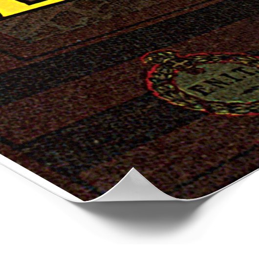 Vintage Travel Poster, Bologna, Italië Poster (Hoek)