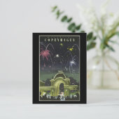 Vintage Travel Poster, Briefkaart (Staand voorkant)