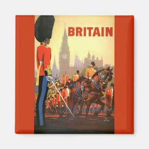 Vintage Travel Poster, Britse Koninklijke Garde Magneet