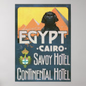 Vintage Travel Poster - Caïro Egypte (Voorkant)