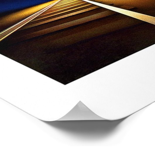 Vintage Travel Poster DSB (Hoek)