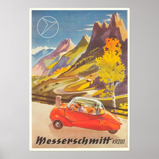 Vintage Travel Poster - Duitsland (Voorkant)