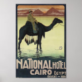 Vintage Travel Poster Egypt Adventure (Voorkant)
