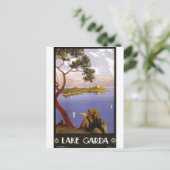 Vintage Travel Poster en Retro Prints Briefkaart (Staand voorkant)