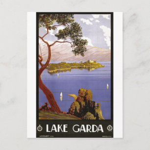 Vintage Travel Poster en Retro Prints Briefkaart
