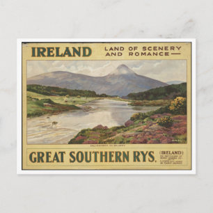 Vintage Travel Poster en Retro Prints Briefkaart