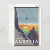 Vintage Travel Poster en Retro Prints Briefkaart (Voorkant / Achterkant)