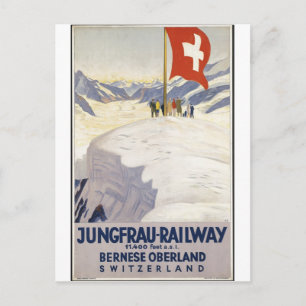Vintage Travel Poster en Retro Prints Briefkaart