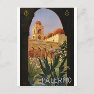 Vintage Travel Poster en Retro Prints Briefkaart