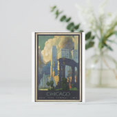 Vintage Travel Poster en Retro Prints Briefkaart (Staand voorkant)