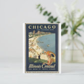 Vintage Travel Poster en Retro Prints Briefkaart (Staand voorkant)