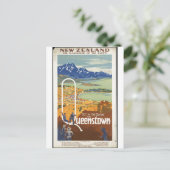 Vintage Travel Poster en Retro Prints Briefkaart (Staand voorkant)