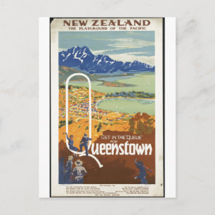 Vintage Travel Poster en Retro Prints Briefkaart