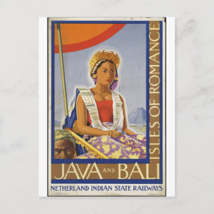 Vintage Travel Poster en Retro Prints Briefkaart