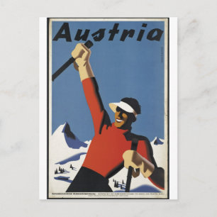 Vintage Travel Poster en Retro Prints Briefkaart
