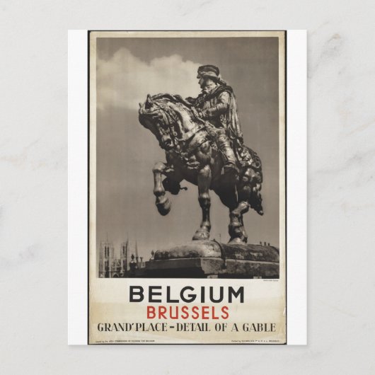 Vintage Travel Poster en Retro Prints Briefkaart (Voorkant)