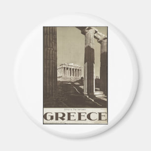 Vintage Travel Poster en Retro Prints Magneet