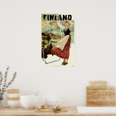 Vintage Travel Poster Finland (Keuken)