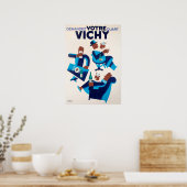 Vintage Travel Poster - Frankrijk (Keuken)