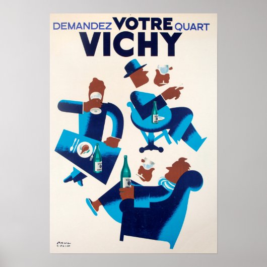 Vintage Travel Poster - Frankrijk (Voorkant)