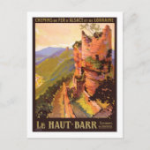 Vintage Travel Poster, Frankrijk Briefkaart (Voorkant)