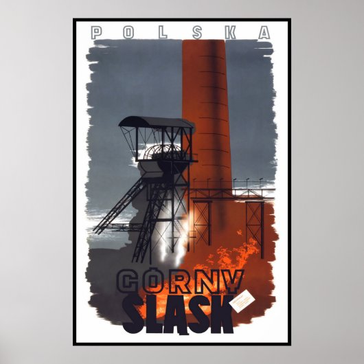 Vintage Travel Poster Gorny Slask Polen (Voorkant)