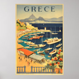Vintage Travel Poster - Griekenland