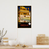 Vintage Travel Poster - India (Keuken)