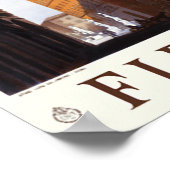 Vintage Travel Poster Italië Florence Firenze (Hoek)