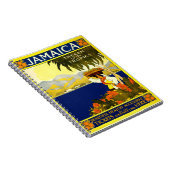 Vintage Travel Poster: Jamaica Notitieboek (Rechterzijde)