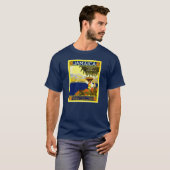 Vintage Travel Poster: Jamaica T-Shirt (Voorkant volledig)
