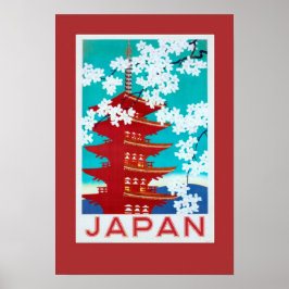 Vintage Travel Poster Japan