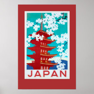 Vintage Travel Poster Japan