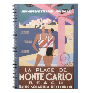 Vintage Travel Poster Journal Notitieboek