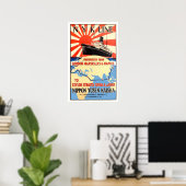 Vintage Travel Poster - Londen Japan (Thuiskantoor)