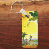 Vintage Travel Poster, Los Angeles, Californië Sleutelhanger (Voorkant)