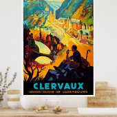 Vintage Travel Poster - Luxemburg (Keuken)