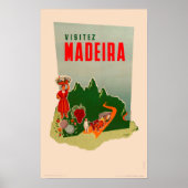 Vintage Travel Poster - Madeira (Voorkant)