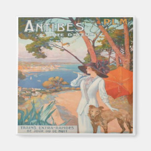 Vintage Travel Poster Magnet