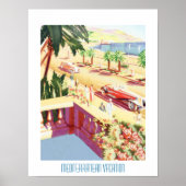 Vintage Travel Poster Mediterranean Vacking (Voorkant)