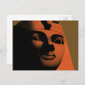 Vintage Travel Poster met Sphinx, Egypte, Afrika Briefkaart (Voorkant / Achterkant)