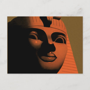 Vintage Travel Poster met Sphinx, Egypte, Afrika Briefkaart