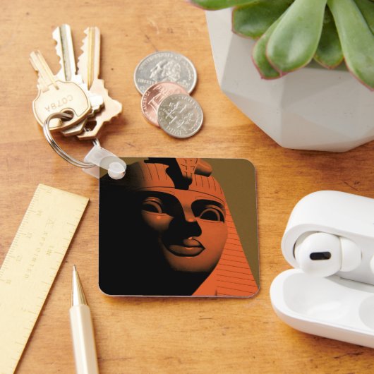 Vintage Travel Poster met Sphinx, Egypte, Afrika Sleutelhanger (Bureau)