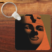 Vintage Travel Poster met Sphinx, Egypte, Afrika Sleutelhanger (Voorkant)