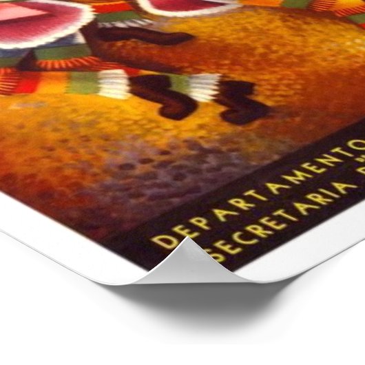 Vintage Travel Poster Mexico (Hoek)