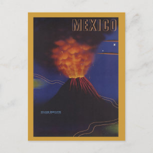 Vintage Travel Poster - Mexico circa 1943 Briefkaart