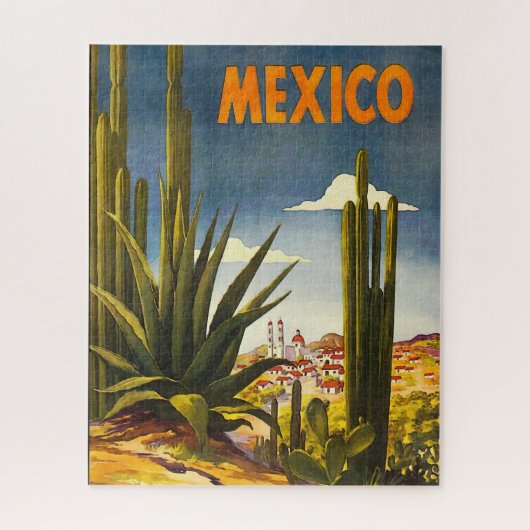 Vintage Travel Poster Mexico Legpuzzel (Verticaal)